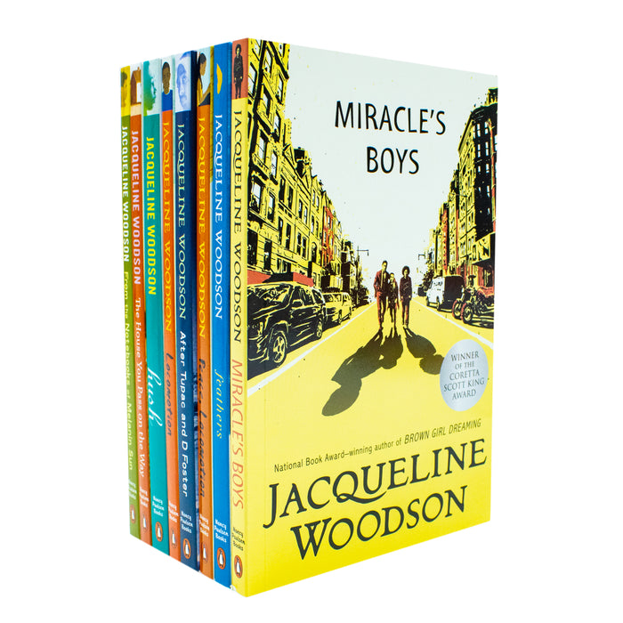 The Jacqueline Woodson Collection 8 Books Box Set (Peace Locomotion) - The Book Bundle