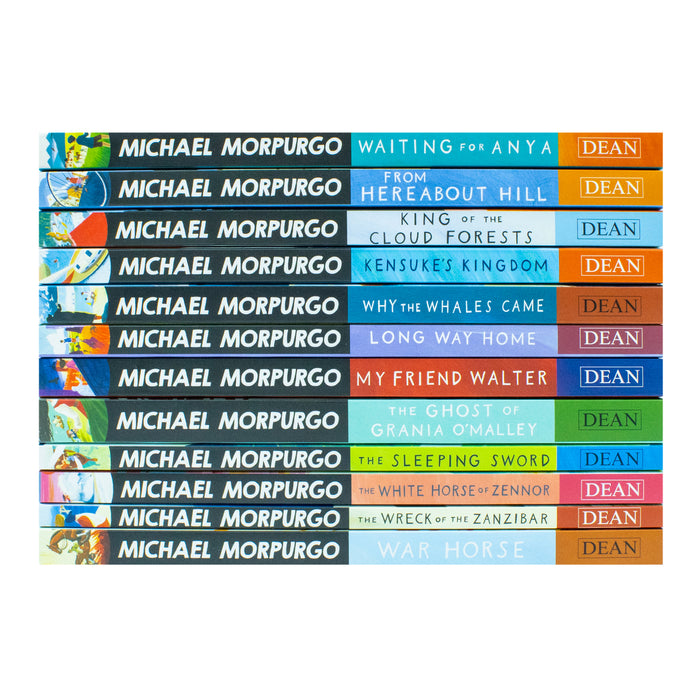 Michael Morpurgo Collection 12 Books Set (Waiting for Anya, From Hereabout Hill, King of the Cloud Forests) - The Book Bundle