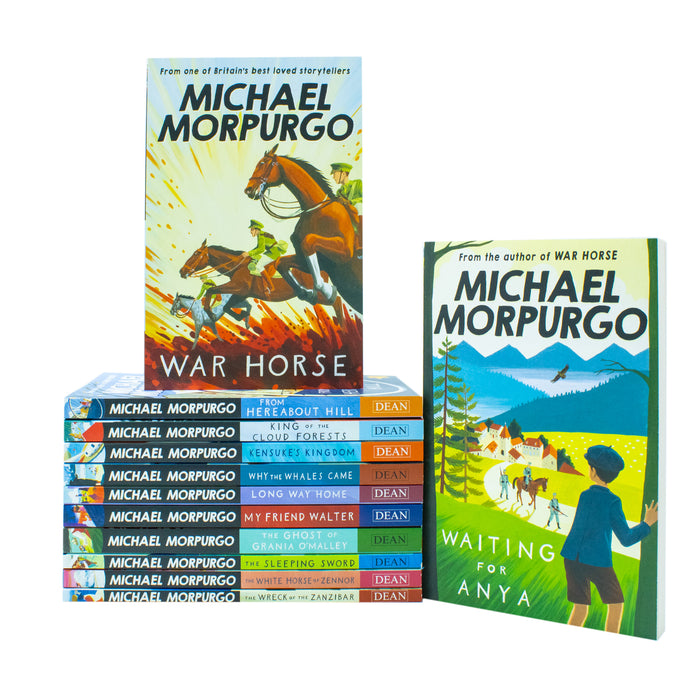 Michael Morpurgo Collection 12 Books Set (Waiting for Anya, From Hereabout Hill, King of the Cloud Forests) - The Book Bundle