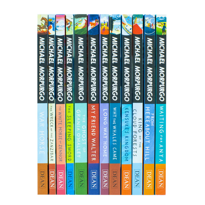 Michael Morpurgo Collection 12 Books Set (Waiting for Anya, From Hereabout Hill, King of the Cloud Forests) - The Book Bundle