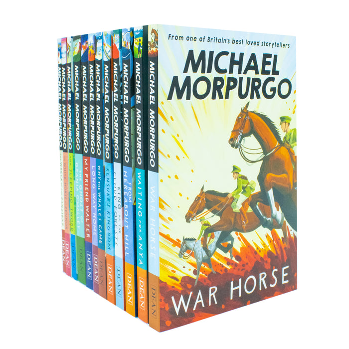 Michael Morpurgo Collection 12 Books Set (Waiting for Anya, From Hereabout Hill, King of the Cloud Forests) - The Book Bundle