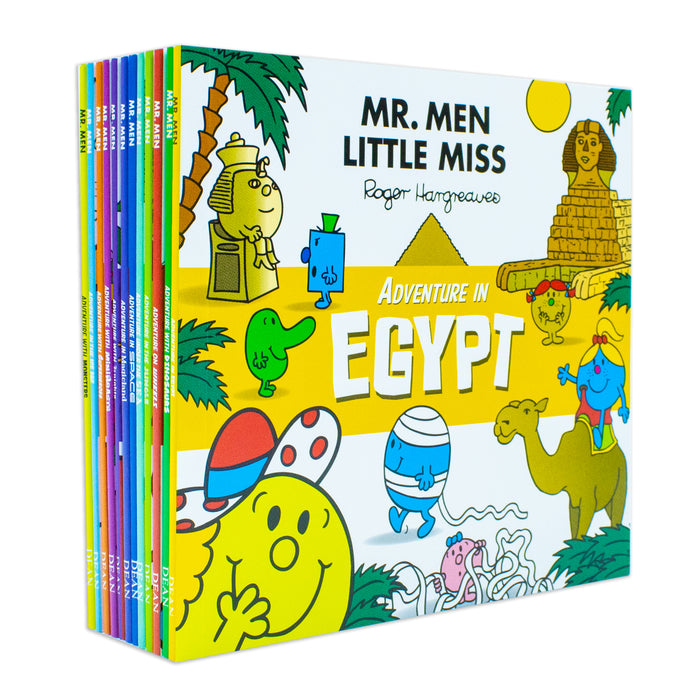 Mr. Men & Little Miss Adventures Collection 12 Books Box Set by Roger Hargreaves - The Book Bundle