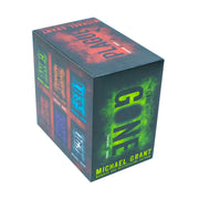 Set of six Gone books by Michael Grant in paperback, featuring the Electric Monkey brand, part of the fiction series.