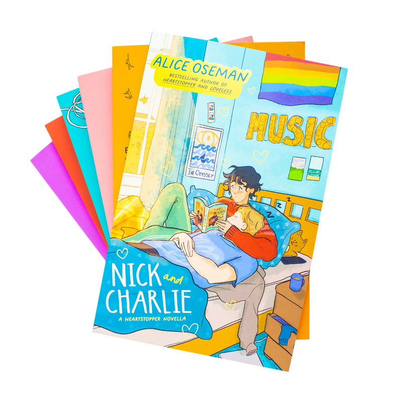 Alice Oseman Collection 6 Books Set (Solitaire, Loveless, This Winter, Radio Silence, Nick and Charlie, I Was Born for This) - The Book Bundle