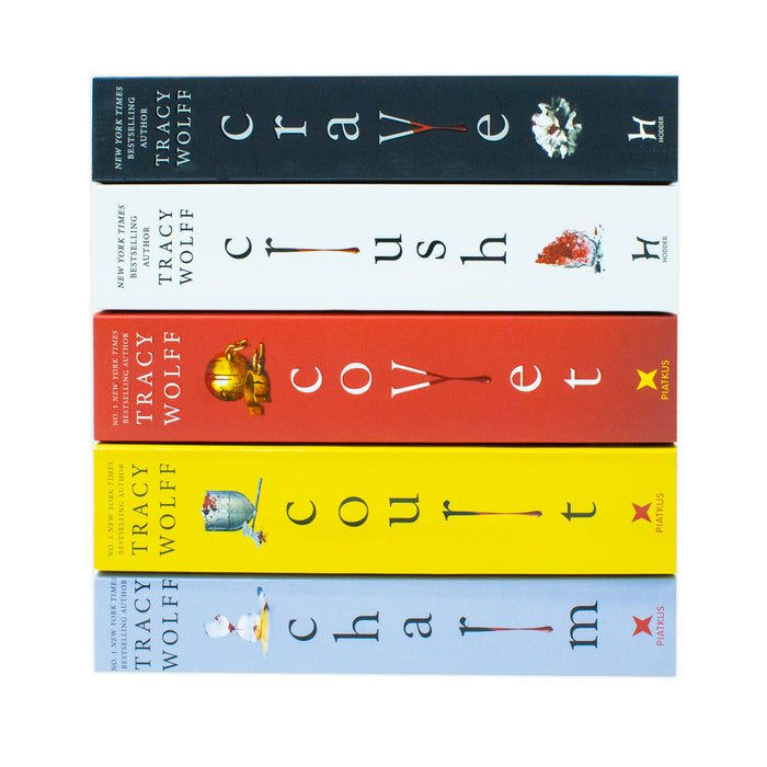 Crave Series 5 Books Collection Set By Tracy Wolff (Crave, Crush, Covet, Court, Charm) - The Book Bundle