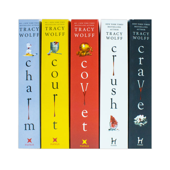 Crave Series 5 Books Collection Set By Tracy Wolff (Crave, Crush, Covet, Court, Charm) - The Book Bundle