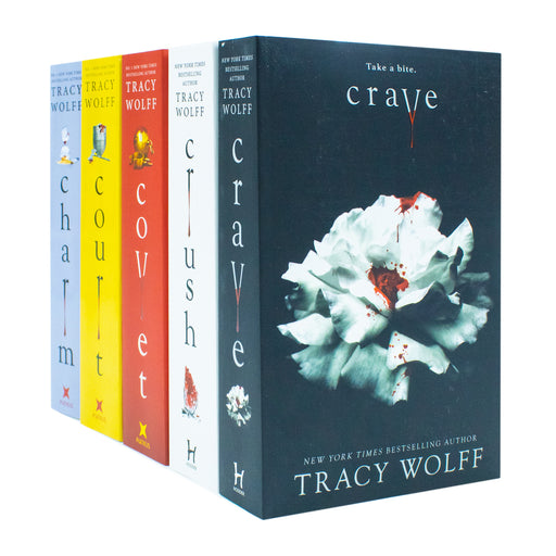 Crave Series 5 Books Collection Set By Tracy Wolff (Crave, Crush, Covet, Court, Charm) - The Book Bundle