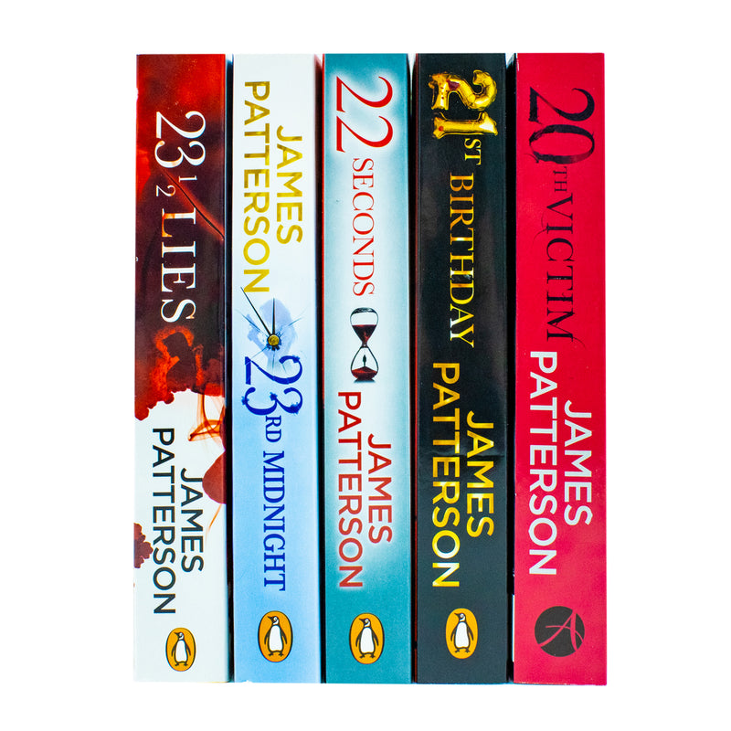 Set of five women's Murder Club Series books by James Patterson, published by Penguin Ltd, featuring crime and mystery stories.