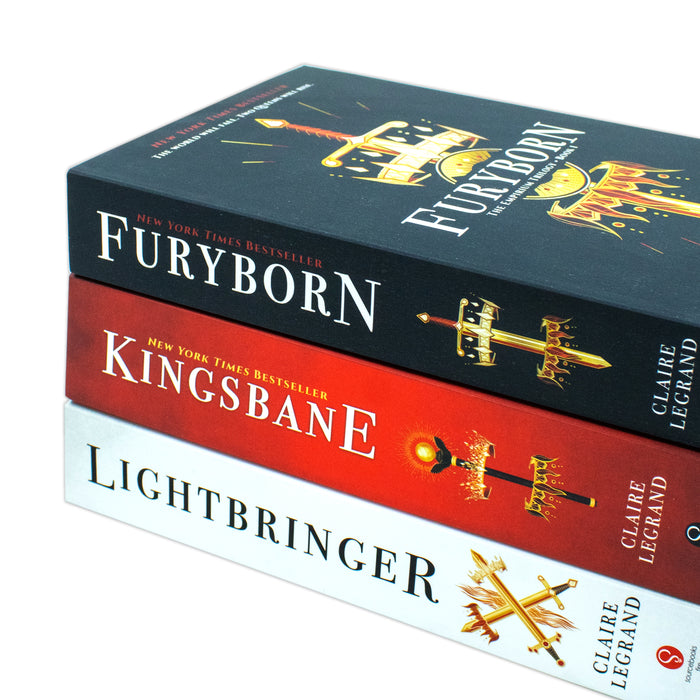 The Empirium Trilogy 3 Books Collection Set by Claire Legrand (Furyborn, Kingsbane and Lightbringer) - The Book Bundle
