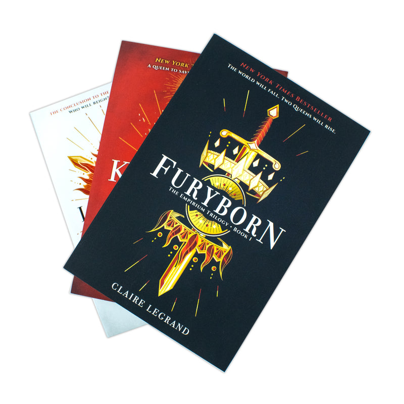 The Empirium Trilogy 3 Books Collection Set by Claire Legrand (Furyborn, Kingsbane and Lightbringer) - The Book Bundle