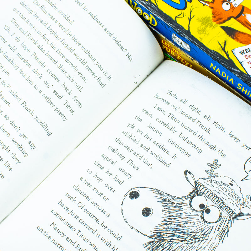 Grimwood Series 4 Books Collection Set by Nadia Shireen (Grimwood, Let The Fur Fly!, Attack of the Stink Monster!, Party Animals) - The Book Bundle
