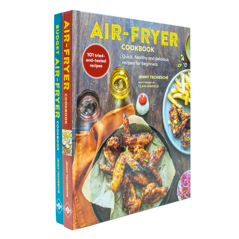Jenny Tschiesche 2 Books Collection Set (Air-Fryer Cookbook and Budget Air-Fryer Cookbook) - The Book Bundle