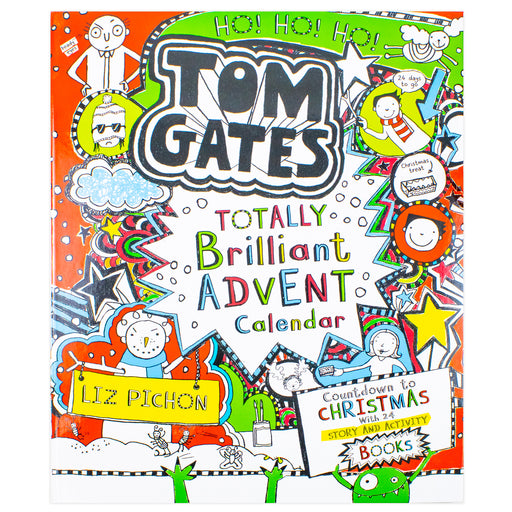 Tom Gates Advent Calendar: 24 mini-books perfect for the Christmas countdown! by Liz Pichon Hardcover - The Book Bundle