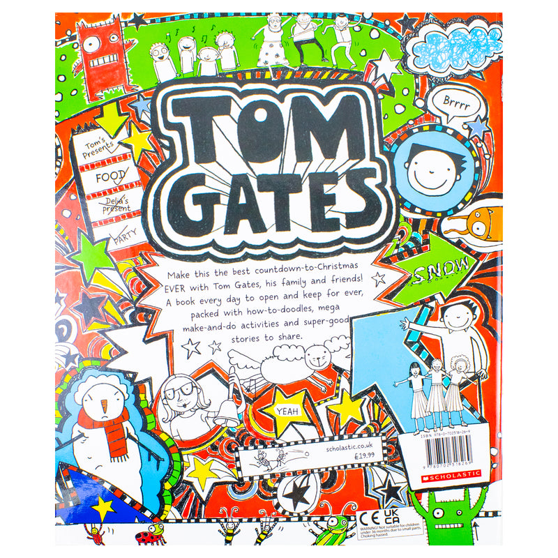 Tom Gates Advent Calendar: 24 mini-books perfect for the Christmas countdown! by Liz Pichon Hardcover - The Book Bundle