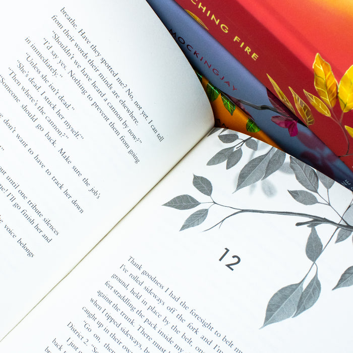 The Deluxe Hunger Games Collection (a stunningly designed - with patterned edge! - 4 book set of the global bestselling series) (The Hunger Games) - The Book Bundle