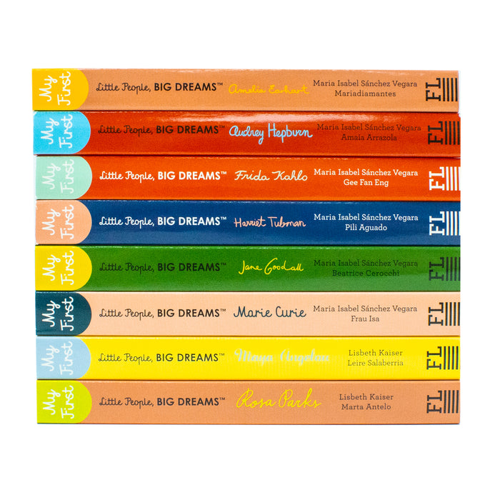 My First Library Little People, Big Dreams Series 8 Books Collection Set - The Book Bundle