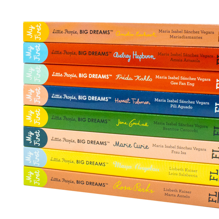 My First Library Little People, Big Dreams Series 8 Books Collection Set - The Book Bundle