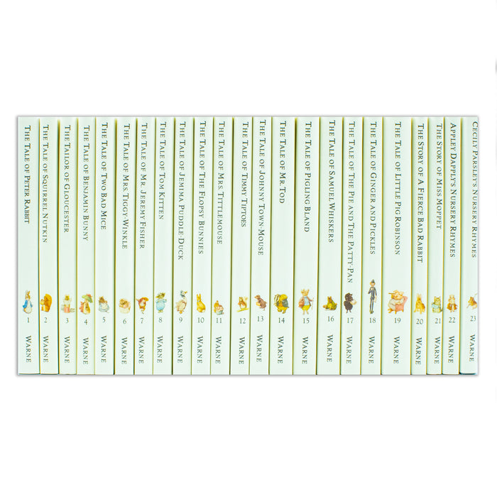 The World of Peter Rabbit Complete Collection Books 1 - 23 Box Set by Beatrix Potter - The Book Bundle