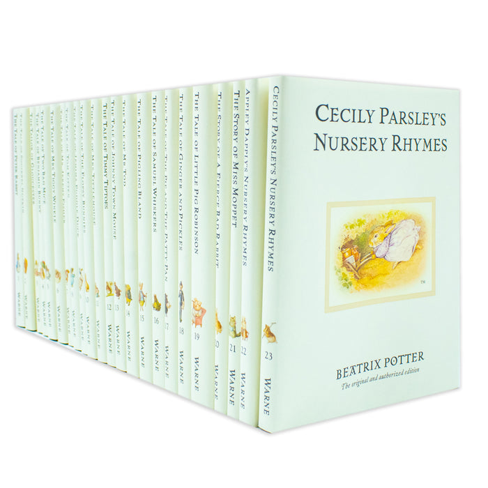 The World of Peter Rabbit Complete Collection Books 1 - 23 Box Set by Beatrix Potter - The Book Bundle