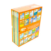 The I Wonder Why Ultimate Collection 20-book box set by The Book Bundle, featuring colorful covers and titles about music and questions.