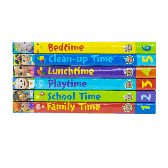 CoComelon Pocket Library: 6 little illustrated board books about JJ, his family and friends - perfect for pre-schoolers! - The Book Bundle