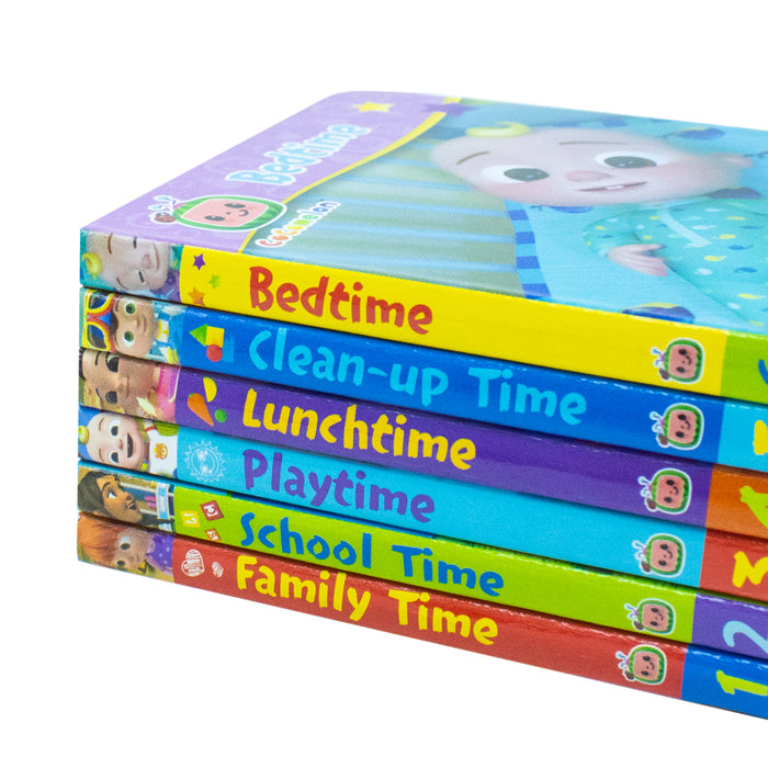 CoComelon Pocket Library: 6 little illustrated board books about JJ, his family and friends - perfect for pre-schoolers! - The Book Bundle