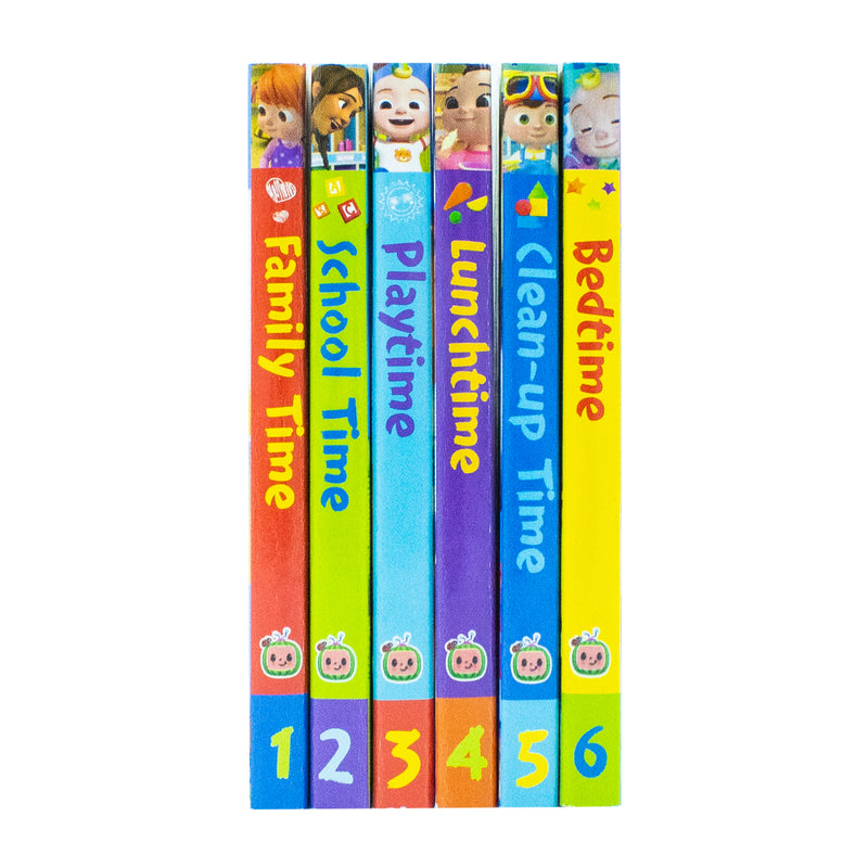 CoComelon Pocket Library: 6 little illustrated board books about JJ, his family and friends - perfect for pre-schoolers! - The Book Bundle