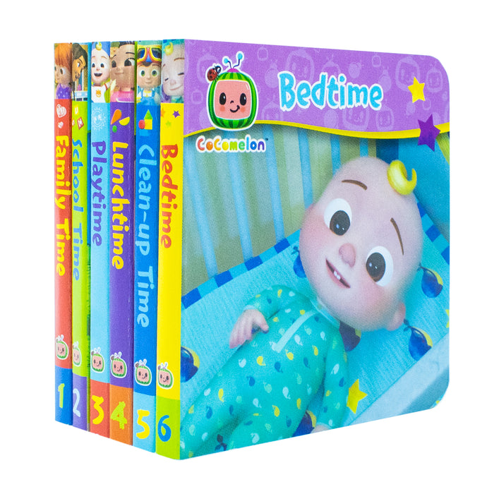 CoComelon Pocket Library: 6 little illustrated board books about JJ, his family and friends - perfect for pre-schoolers! - The Book Bundle