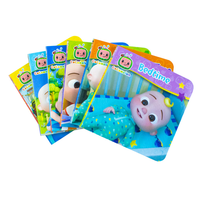 CoComelon Pocket Library: 6 little illustrated board books about JJ, his family and friends - perfect for pre-schoolers! - The Book Bundle