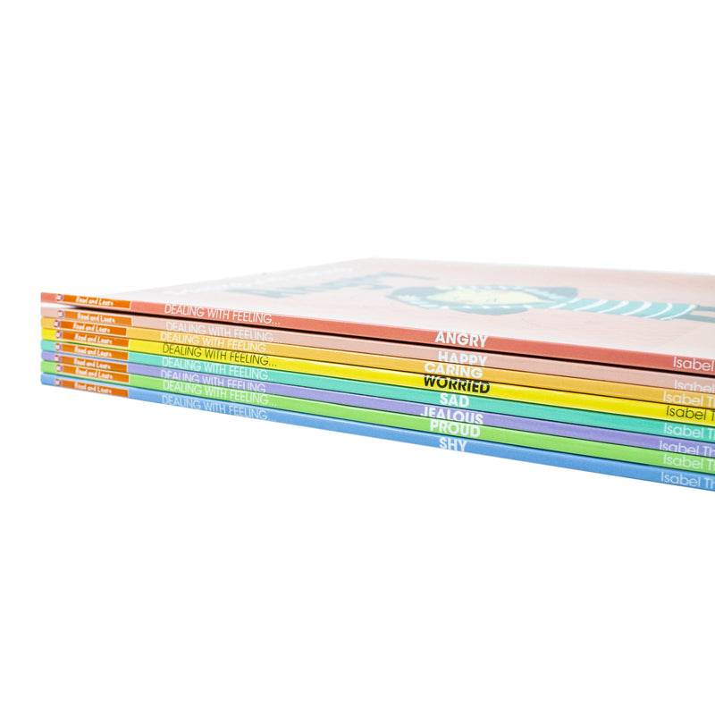 Dealing With Feeling Series 8 Books Collection Set (Angry, Caring, Happy, Jealous, Proud, Sad, Shy & Worried) - The Book Bundle