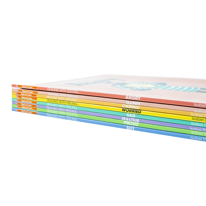 Dealing With Feeling Series 8 Books Collection Set (Angry, Caring, Happy, Jealous, Proud, Sad, Shy & Worried) - The Book Bundle