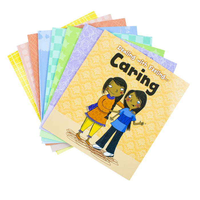 Dealing With Feeling Series 8 Books Collection Set (Angry, Caring, Happy, Jealous, Proud, Sad, Shy & Worried) - The Book Bundle
