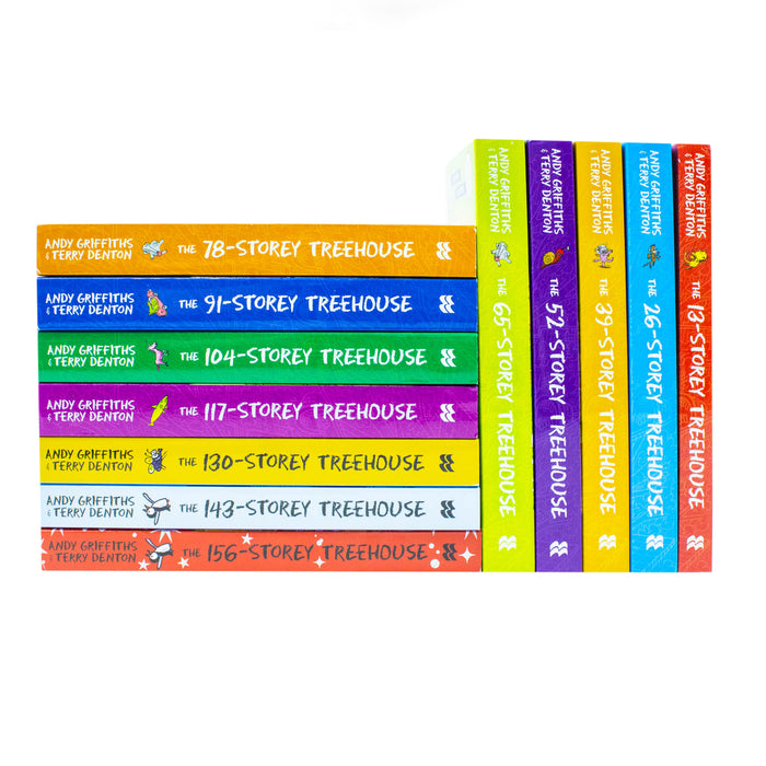 The Treehouse Storey Series 12 Books Collection Set by Andy Griffiths & Terry Denton - The Book Bundle