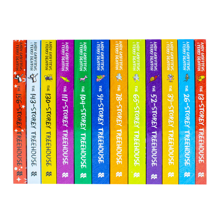 The Treehouse Storey Series 12 Books Collection Set by Andy Griffiths & Terry Denton - The Book Bundle
