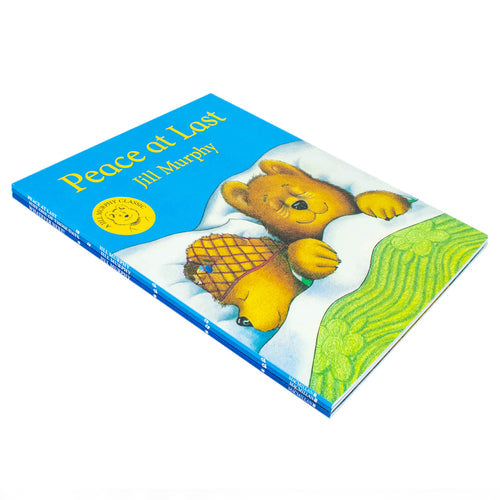 Set of three Bear Family children's books by Jill Murphy, paperback collection for ages 3 to 5, featuring colorful illustrated covers.