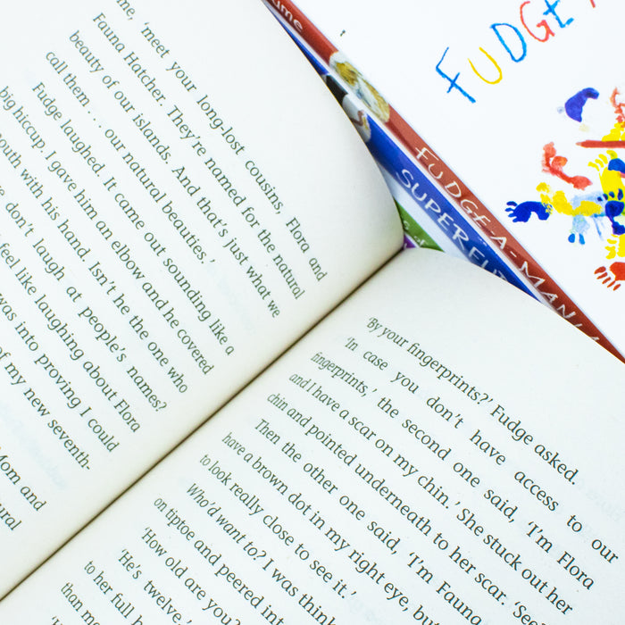 Judy Blume Fudge Series Collection 5 Books Set (Double Fudge, Tales of a Fourth Grade Nothing) - The Book Bundle