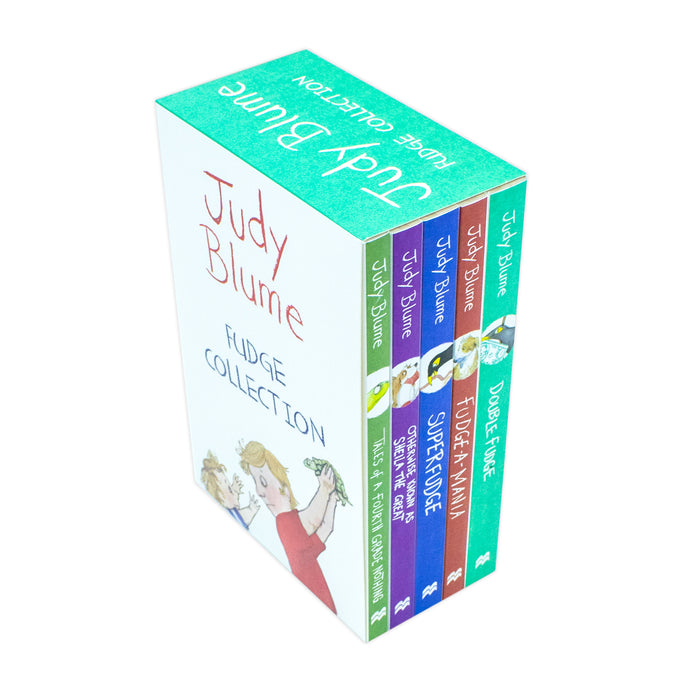 Judy Blume Fudge Series Collection 5 Books Set (Double Fudge, Tales of a Fourth Grade Nothing) - The Book Bundle