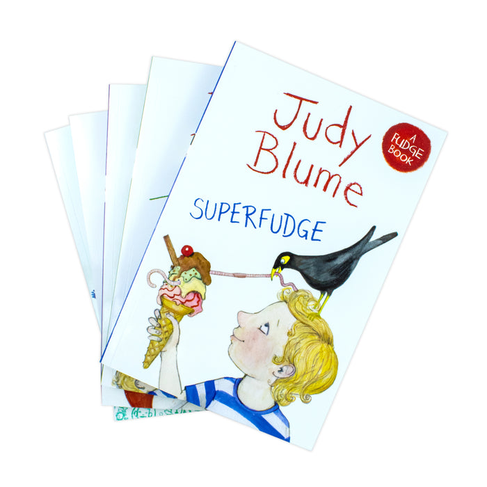 Judy Blume Fudge Series Collection 5 Books Set (Double Fudge, Tales of a Fourth Grade Nothing) - The Book Bundle