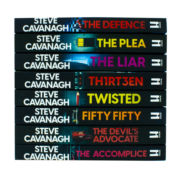 Steve Cavanagh Eddie Flynn Series 8 Books Collection Set Accomplice, Defence, Liar - The Book Bundle