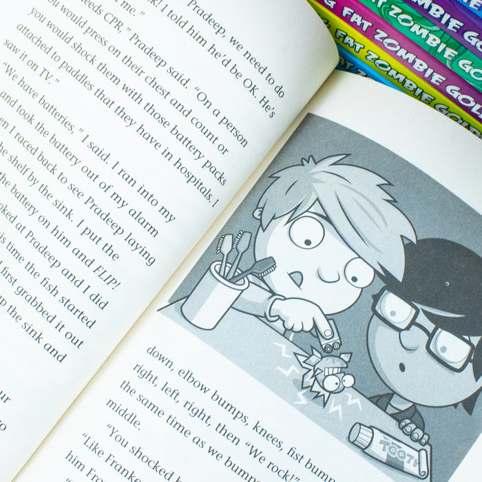 My Big Fat Zombie Goldfish Boxed Set Includes 7 Books and Exclusive Journal by Mo O'Hara - The Book Bundle