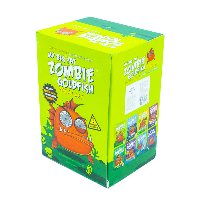 My Big Fat Zombie Goldfish Boxed Set Includes 7 Books and Exclusive Journal by Mo O'Hara - The Book Bundle