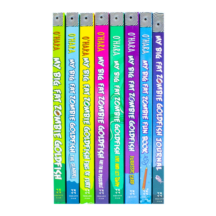 My Big Fat Zombie Goldfish Boxed Set Includes 7 Books and Exclusive Journal by Mo O'Hara - The Book Bundle