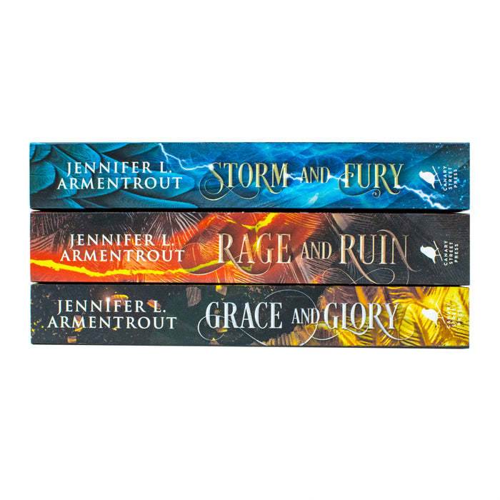 The Harbinger Series 3 Books Collection Set By Jennifer L. Armentrout (Storm and Fury, Rage and Ruin & Grace and Glory) - The Book Bundle