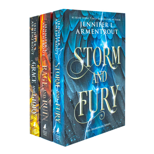 The Harbinger Series 3 Books Collection Set By Jennifer L. Armentrout (Storm and Fury, Rage and Ruin & Grace and Glory) - The Book Bundle