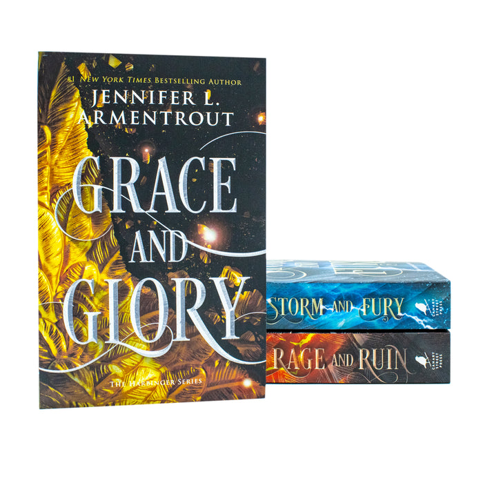 The Harbinger Series 3 Books Collection Set By Jennifer L. Armentrout (Storm and Fury, Rage and Ruin & Grace and Glory) - The Book Bundle