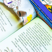 Set of five Captain Underpants books by Dav Pilkey, including Attack of the Talking Toilets, from the Colossal Color Collection.