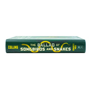 Hardcover of The Ballad of Songbirds and Snakes by Suzanne Collins, a Hunger Games prequel fiction book with a Scholastic brand.