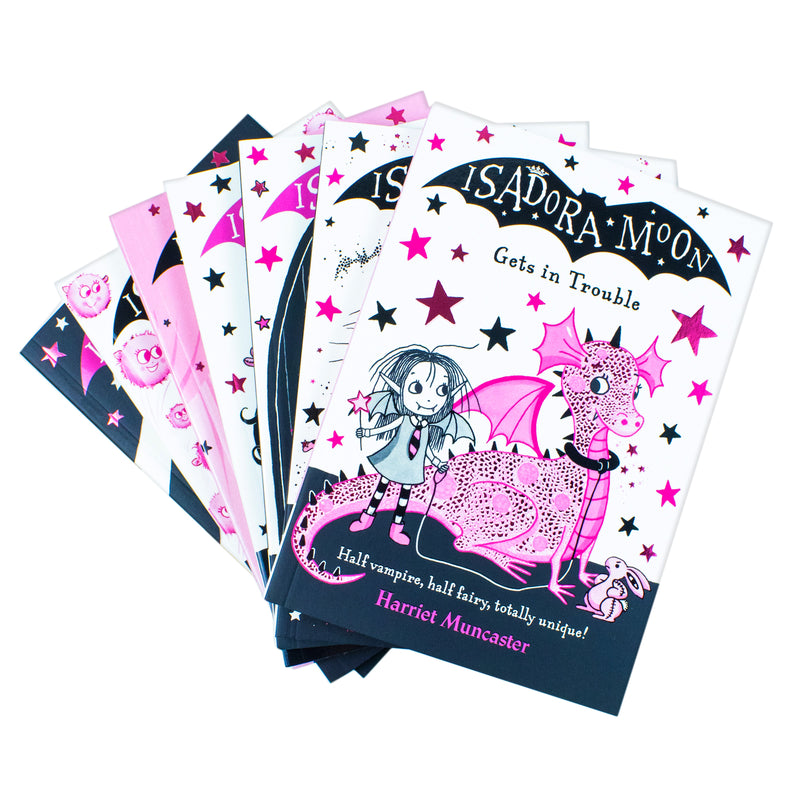 Harriet Muncaster Isadora Moon Series 7 Books Collection Set (Isadora Moon Goes on a School Trip) - The Book Bundle