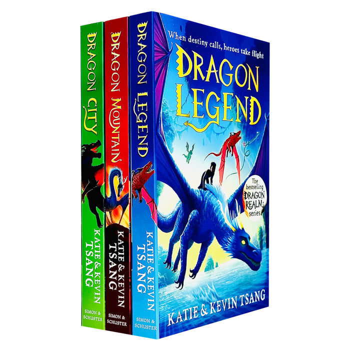 Dragon Realm Series 3 Books Collection Set  By Katie Tsang NEW - The Book Bundle