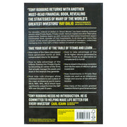 Book cover for "The Holy Grail of Investing" by Tony Robbins, featuring a sleek design with the title and author's name.